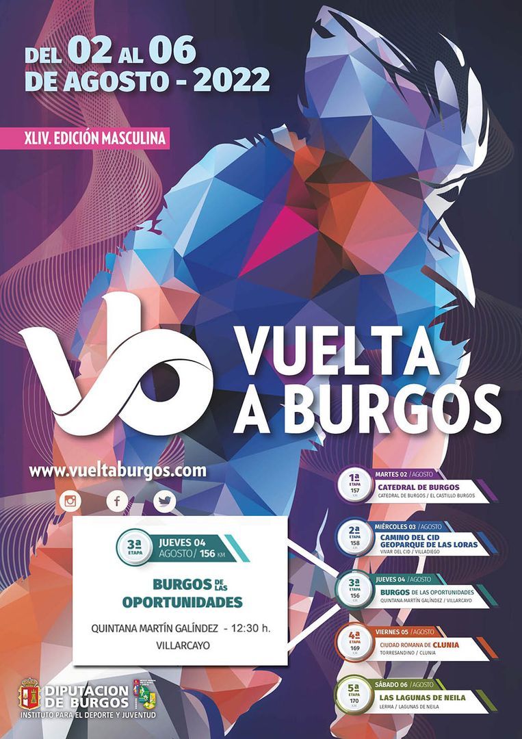 Fotos salida desde Quintana Martín Galíndez de la 3ª Etapa de la Vuelta a Burgos 2022